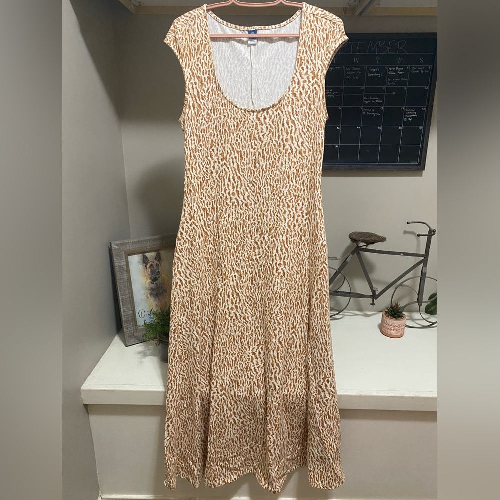 Old Navy Animal Print Long Dress